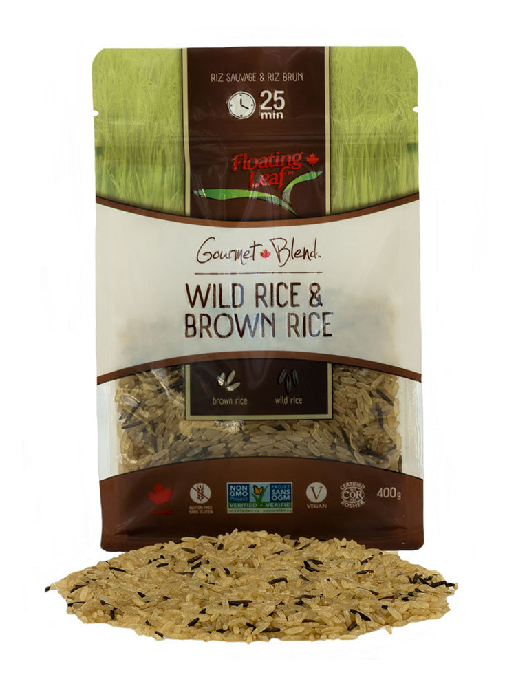 Wild Rice Brown Rice Blend Wild Rice & Brown Rice Blend – Floating Leaf Fine Foods