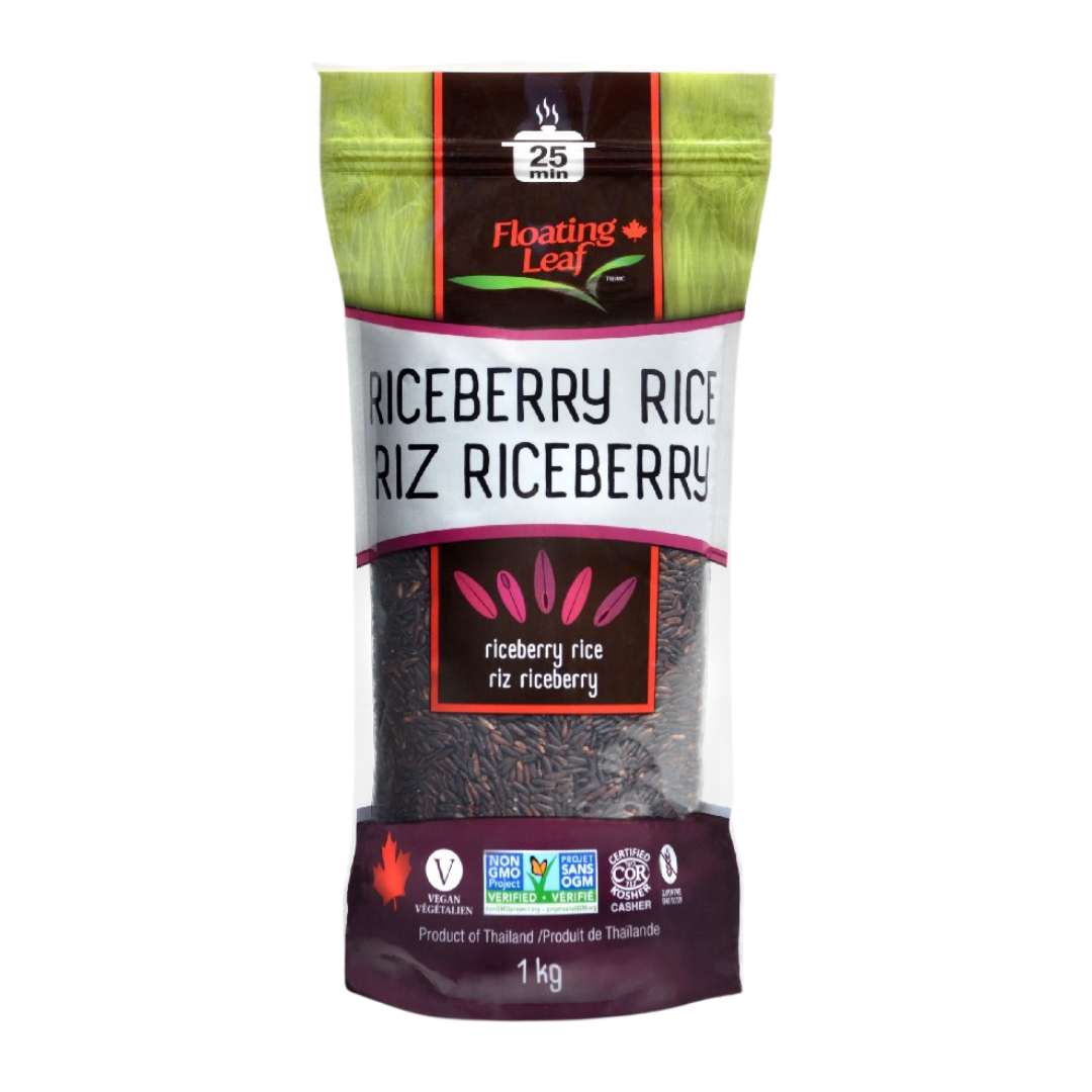 Riceberry Rice (2 x 1kg) – Floating Leaf Fine Foods
