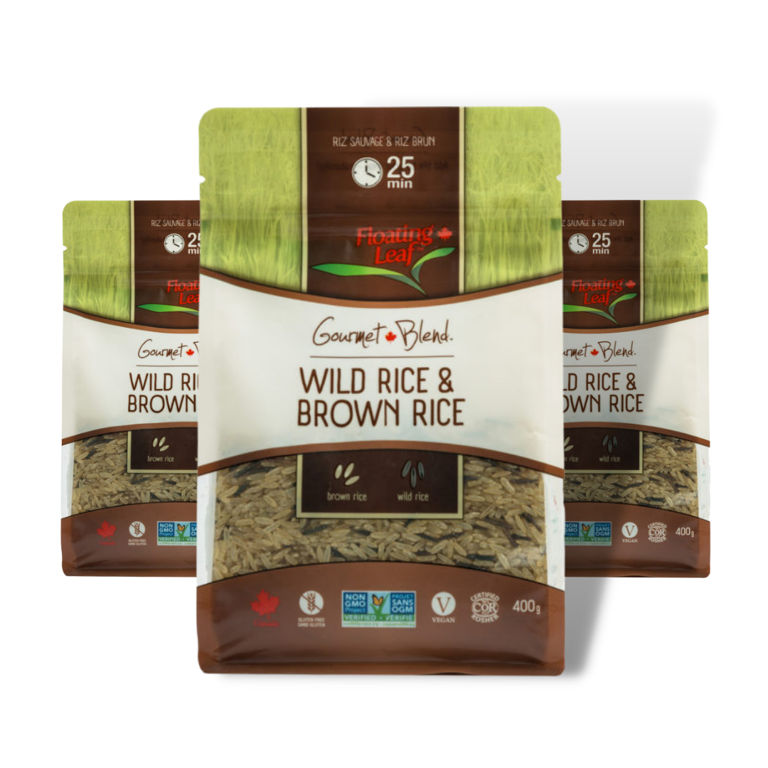 Wild Rice Brown Rice Blend Wild Rice & Brown Rice Blend – Floating Leaf Fine Foods