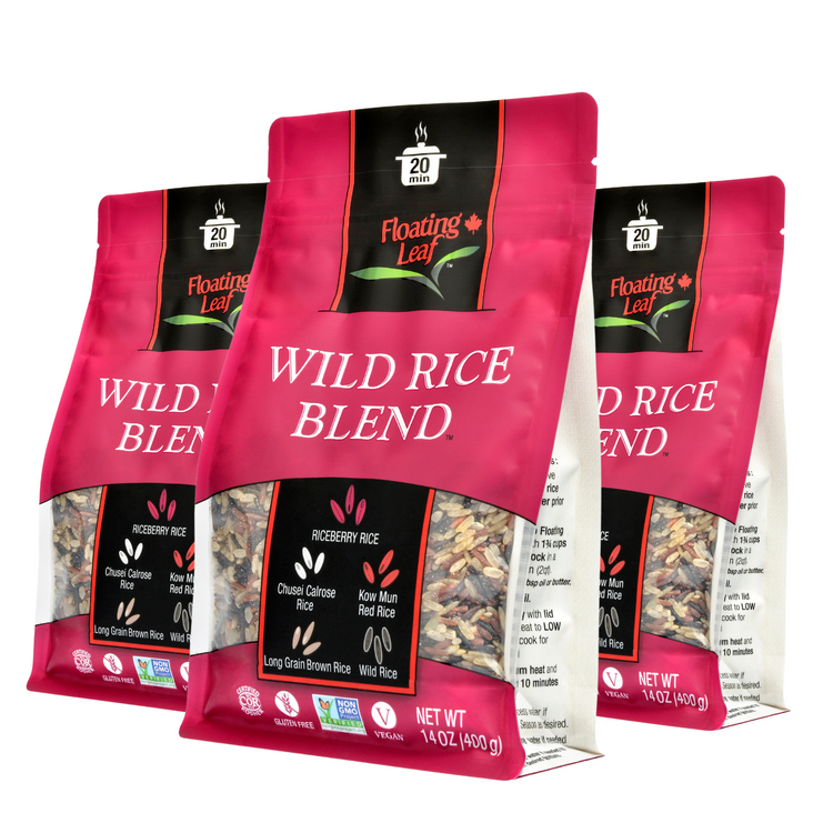 Flot Rice Floating Leaf Fine Foods | Wild Rice | Made in Canada
